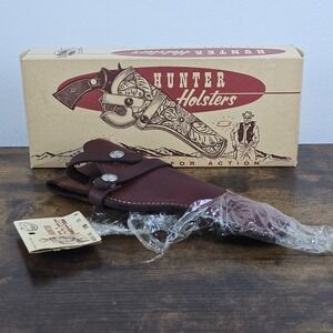 Vintage Hunter Holster 1100 Leather  Size 34 Ruger RST6 6" w/ Box & Tag